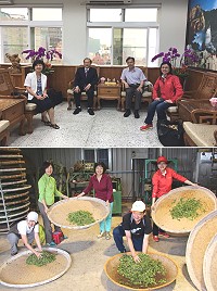 前衛生署長、台灣血液基金會董事長葉金川一行10日來馬參訪交流。(圖:連江縣政府、吳嘉榮)