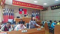 　莒光鄉民代表會第十屆第三次定期大會鄉政總質詢。（圖／文：宋幸儒、莒光鄉代會）