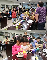 室內觀賞植物種植教學活動昨天舉行,讓民眾發揮創意,體會種植多肉植物樂趣。(圖/文:吳嘉榮)
