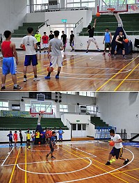 531健康上籃即將開戰,提前來馬備戰的龍福旅遊隊員們為感謝球迷支持,特別義務舉辦籃球基礎訓練營作為回饋,積極培訓地區中正、介壽及馬中喜愛籃球的學子們;能得到職業級選手的親自指導,同學們都非常興奮。(圖/文:曹重偉)