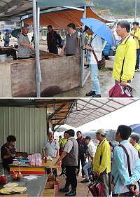 　南竿鄉代會昨天前往介壽、復興村進行鄉政考察。（圖／文：吳嘉榮）