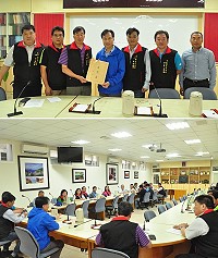 　不滿居民機票、船位一位難求，4鄉鄉民代表會共同向縣府提出訴求，要求向中央爭取輔導第2家航空公司進駐。（圖／文：馮紹夫）