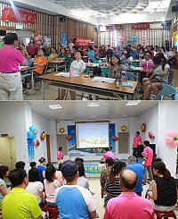 民政局「老人福利宣導活動」莒光場,吸引滿場鄉親前往聆聽。(圖/文:宋幸儒)