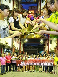 東莒「食在粽要」健康飲食宣導活動,鄉親熱烈參與。(圖/文:宋幸儒、莒光健康營造中心)