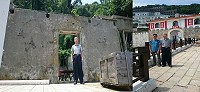 　曾經是東海部隊一員的朱成棟老先生，再度踏上西莒，一償宿願。(圖／文：宋幸儒)