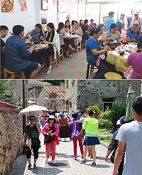端午連假昨天第一天,馬祖湧入大批觀光人潮。(圖/文:吳嘉榮)