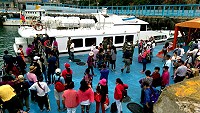 　非假日及連假，北竿地區依然是遊客滿滿。（圖／文：陳鵬雄）
