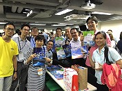 　馬管處與地區旅行業及住宿業者15日組團前進2016香港國際旅展。（圖：馬管處提供）
