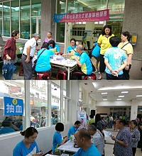 北竿地區健檢今年首度移往惠民市場舉辦,第1天有259人次受檢。(圖/文:陳鵬雄)