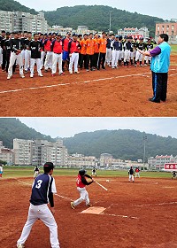 第11屆「縣長盃」慢壘錦標賽18、19日兩天在福澳慢速壘球場熱戰,三鄉及軍中弟兄同場競技,也是最佳的表演舞台。(圖/文:曹重偉)