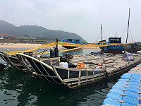 　又見大陸舢舨迷航入境，馬祖岸巡大隊會同第十海巡隊、連江機動查緝隊等單位依法逮捕。（圖：馬祖岸巡大隊）