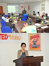 連江縣攝影學會「TED x Matsu」分享會第三場邀請到馬祖媳婦蔡佳蓉主講《Enjoy your being》,回歸人本與攝影之間的關係,濃厚人文氛圍讓學員們上了一堂溫馨勵志課。(圖/文:曹重偉)