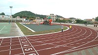 　塘岐運動場及親子遊樂場完工啟用，近來前往運動休閒的民眾有增加趨勢。（圖／文：陳鵬雄〉