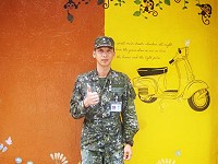 對程式和商業管理專業的宥群為人十分謙虛。(圖/文:趙逸翔)