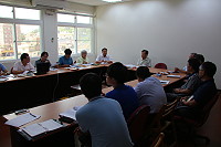 　研討地方產業發展基金補助微型園區－馬祖福澳特色產業微行園區計畫現場暨簡報審查相關細部配合事項會議昨天舉行。（圖／文：吳嘉榮）