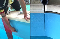 南竿室內游泳池迄今已使用超過20年,近日水池首度發生漏水現象,教育局昨天研議後決定於今天17日起關閉及通知廠商來馬檢修,待完成修繕後立即重新開放。(圖/文:曹重偉)