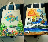 閱讀起步走系列活動之「生命故事創意DIY手作閱讀禮袋蝶谷巴特」首場將在7月23日於中正圖書館展開,邀請知名手作故事繪本講師賴岱伶指導蝶谷巴特手作,帶動親子閱讀。(圖:連江縣政府文化局)
