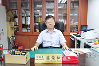 　連江地檢署新任檢察長莊榮松到任，將展現專業伸張公權力。（圖／文：馮紹夫）