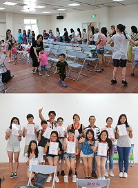 馬祖家扶中心暑期國際志工營系列活動昨天圓滿結束。(圖/文:吳嘉榮)