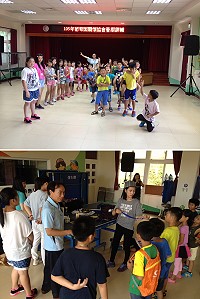 　台灣葡萄園社會關懷協會在北竿舉辦免費暑期課輔活動。（圖：台灣葡萄園社會關懷協會）