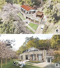 芹壁「雲記書齋」主人陳紫開計畫在大澳山興建民宿,外觀已由馬祖在地青年建築師陳邵玥設計完成。(圖:陳紫開提供)
