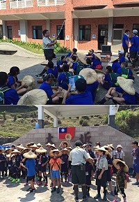 2016童軍夏令營登場,昨日在大坵舉行開幕式,並進行北竿行程。(圖:馬祖童軍團)