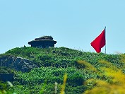 　紅色警戒。（圖與文：陳其敏）
