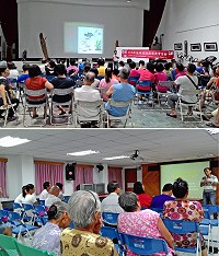 環保局持續推廣低碳減廢觀念,8月份於南、北竿3村辦理系列活動,民眾踴躍到場反應熱烈。(圖/文:縣府環保局、曹重偉)