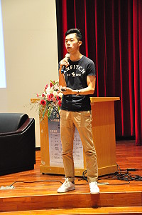 　曹以勳目前在北京數據分析新創公司GrowingIO擔任客戶成功經理，8年級的他是馬祖優秀青年指標之一。(圖／文：馮紹夫）