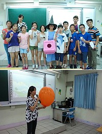 28日開學中正國中小舉辦「夢想中正•希望學園」迎新活動,讓新生留下特別的開學回憶。(圖/文:楊凱棻)