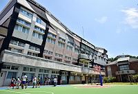 　新學期開始，東引國中小新建的涵藝樓也正式啟用。（圖／文：陳其敏）