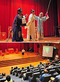 眾所期待首次將崑曲演出與法律講座結合的「家和萬事興-法扶人權美學法講座」昨晚粉墨登場,由劉海苑、孫麗虹等多位資深演員完美詮釋「獅吼記」最精彩的「梳妝」、「跪池」二幕。(圖/文:曹重偉)