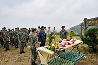 　東引地區舉行秋祭大典，向國軍先賢先烈表達虔誠追思與悼念。（圖／文：陳其敏） 
