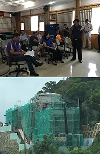 馬管處辦理西莒「山海一家」服務設施營運移轉案公聽會。(圖/文:宋幸儒)