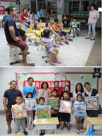 家庭教育中心辦理親子家庭共學活動,透過閱讀搭建親子溝通的橋梁,進而培養孩子的閱讀習慣與思考能力。(圖/文:吳嘉榮)
