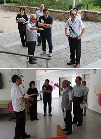 教育部完全免試入學訪視委員昨天前往馬中現勘學校教育資源。(圖/文:吳嘉榮)
