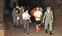 　昨日賽道現勘包括縣長劉增應、馬防部指揮官莫又銘、教育局、工務局、衛生局、警察局等相關單位參與，沿線檢查需要改善地點。（圖／文：馮紹夫）