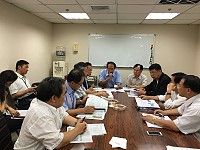 縣長劉增應、議長張永江、立法委員陳雪生邀集農委會主委及多位局室主管討論馬祖水土保持維護、大坵梅花鹿保育,獲農委會大力支持。(圖:連江縣政府提供)