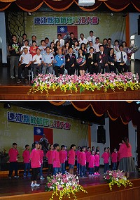 105年教師節表揚大會,縣府表揚各級學校獲獎21名教師,感謝老師對於教育的付出和貢獻。(圖/文:楊凱棻)