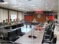 莫指揮官約見新進人員。(圖/文:范智傑)
