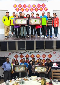 莒光鄉慶祝九九重陽,模範老人陳道宇、曹惠惠,敬老楷模陳曉婷、劉珠華接受表揚。(圖/文:宋幸儒)