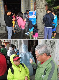 　媽祖昇天祭「以米代金」暨宣導減量活動成果豐碩，局長張壽華也於服務台為信眾解說以米代金好處及宣導紙錢減量效益；會場同步舉辦FB打卡送好禮及紙錢減量宣導，廣受鄉親支持。（圖／文：曹重偉）