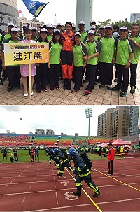 第11屆全國義消競技大賽登場,連江代表隊力拚佳績未果,後年繼續拚戰。(圖:連江義消總隊)