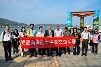 　為鞏固兩岸紅會情誼，紅會馬祖支會會長曹爾忠6日上午率副會長、理事、監事及工作幹部前往大陸進行兩岸紅十字業務交流，預定8日下午返馬。（圖／文：曹重偉）