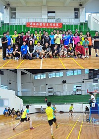 105年度體育季羽球賽圓滿結束!2天賽事下來選手以球會友,收穫滿滿。(圖/文:馮紹夫)