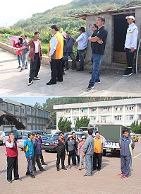 南竿鄉代會昨天前往珠螺、馬祖、四維、津沙和仁愛村進行鄉政考察。(圖/文:吳嘉榮)