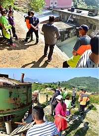 東引鄉民代表會第10屆第4次定期大會,首日鄉政考察,走訪北澳住宅及南橋據點等地。(圖/文:陳其敏)