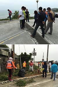 　莒光鄉民代表會15日進行西莒鄉政考察。（圖／文：宋幸儒）