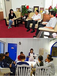 因應家長需求,東引公托中心將實施「假日托育」措施,主任林美智與家長座談聽取意見之後,昨天也專程赴議會向議長說明此事,張永江對此表示欣慰;南竿鄉公共托育中心往後正式營運,亦會實施此方案。(圖/文:曹重偉、東引公托中心)