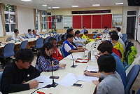 　縣運圓滿落幕，昨日縣府一級主管和各校校長召開105年連江縣運動會檢討會。（圖／文：楊凱棻）